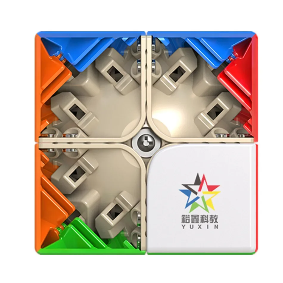 [JudyCube] Yuxin Little Magic 2x2 V2M Magnetic Magic SpeedCube Professional Yuxin 2x2 MCubo Magico Puzzle