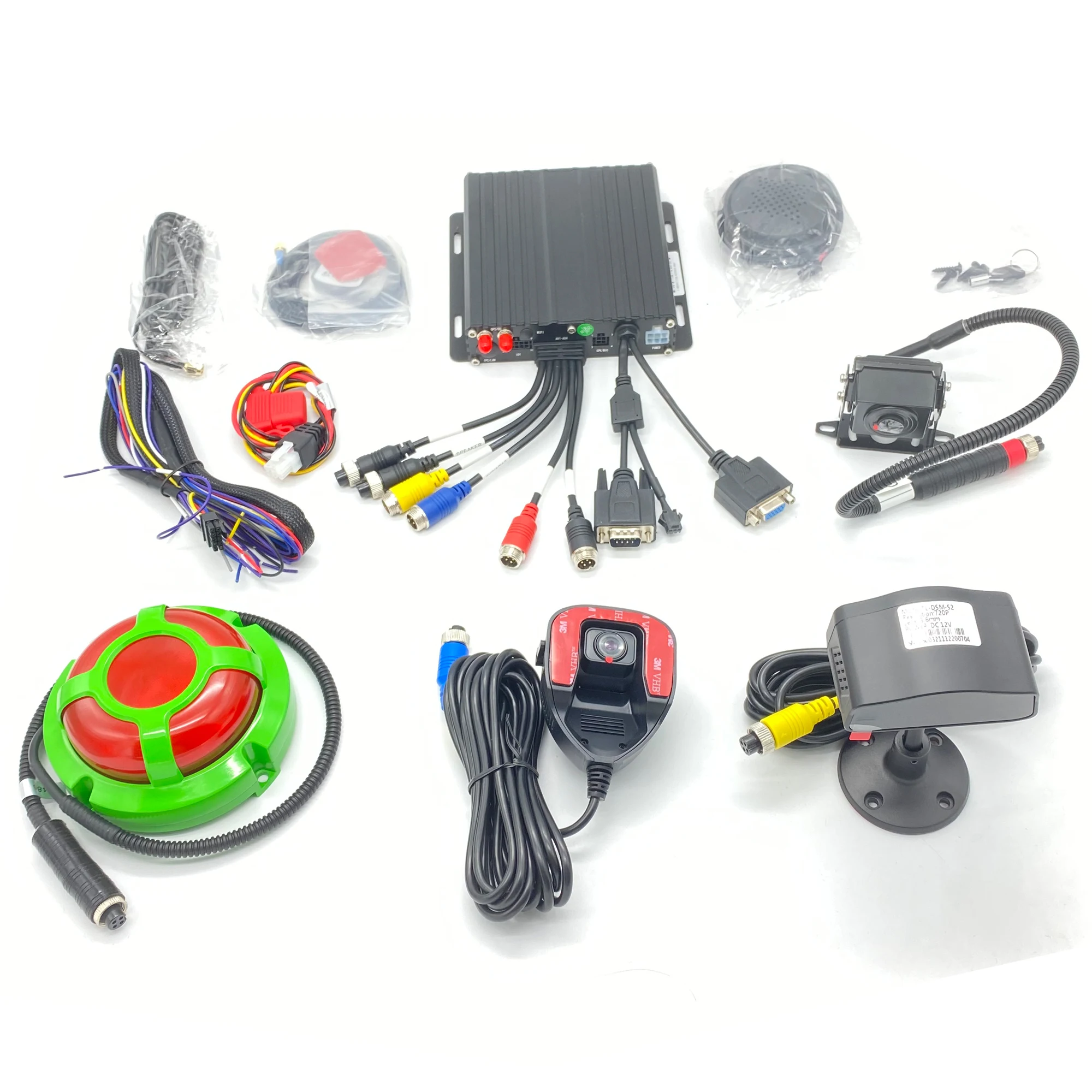 4-Channel 1080p Resolution MDVR All-In-One DVR with 4G Adas DSM BSD for Truck Bus Remote APP Real-Time Tracking