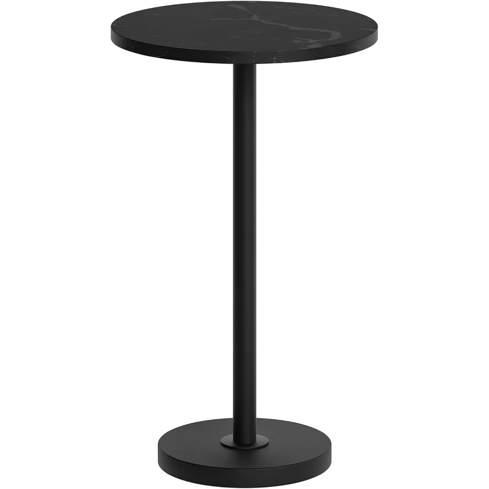 

Small Side Table, Round Drink Table, Small Coffee End Table for Small Spaces for Living Room, Bedroom, Sofa Couch