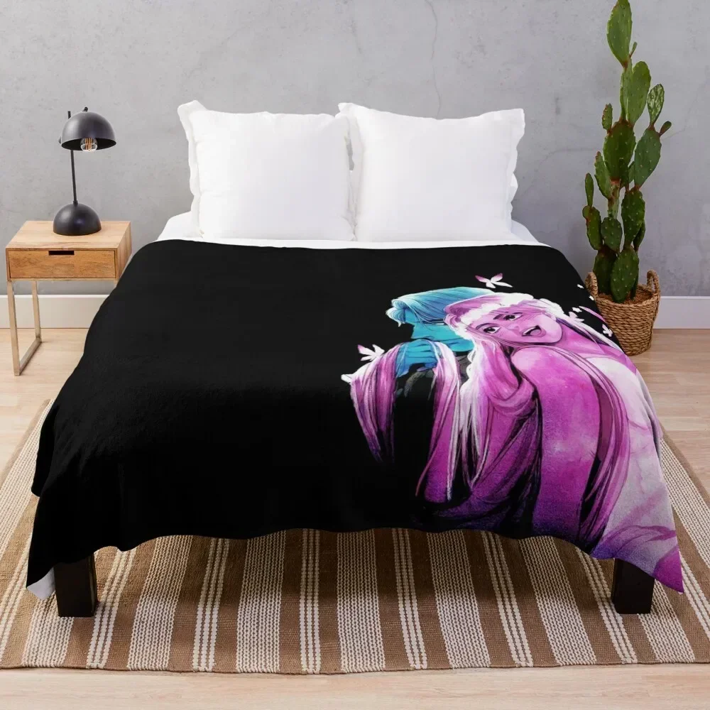 Lore Olympus FanArt Tshirt - Lore Olympus Greek Mythology Sticker Throw Blanket Sofas Decorative Sofas Polar Custom Blankets