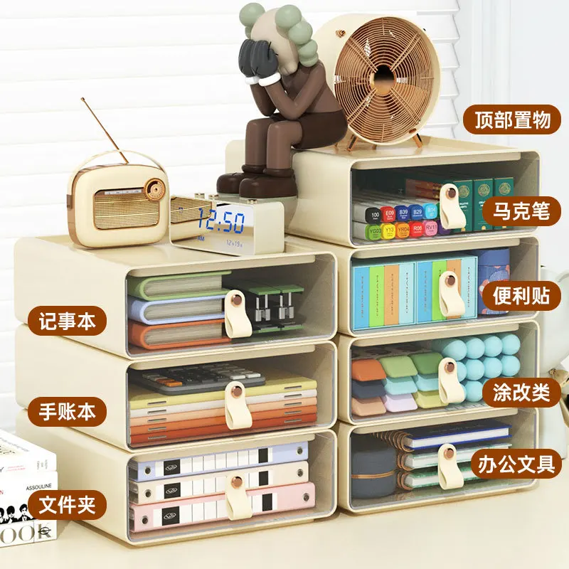 

High-Quality Multifunctional Capacity Durable Storage Box Tape Storage Box Large Desktop Storage Case Home Organizer
