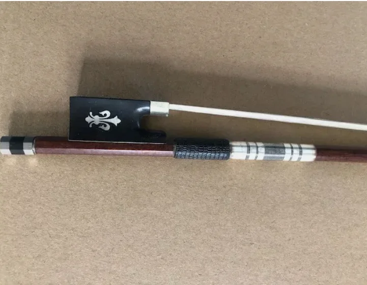 

Violin Bow Performance Grade Pure Horsetail Bow Top grade 1PC 4/4 size violin bow Hybrid carbon fibe