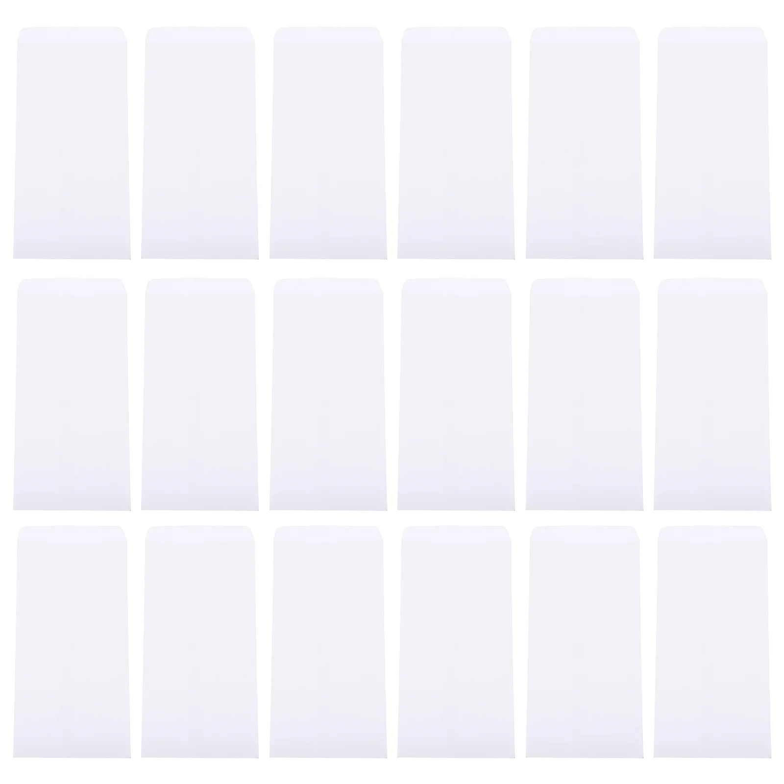 100Pcs Blank Paper Envelopes Cash Envelopes Bills Receipts Organizer Safe Practical Storage Money Storage Bags