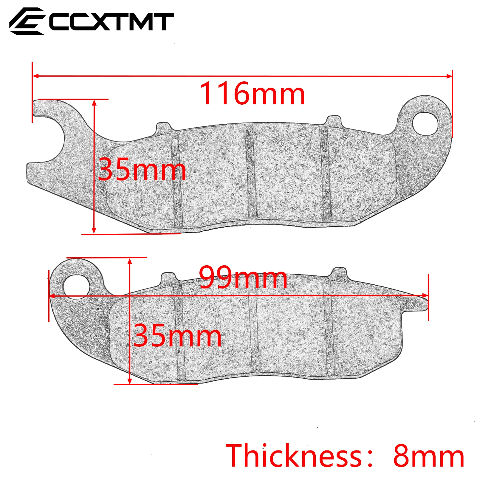 Motorcycle Front Brake Pads For HONDA CRF250L 2012-2018 CRF250M CRF250L(Non ABS) CRF250L (LH) (ABS) Motocross Universal Parts