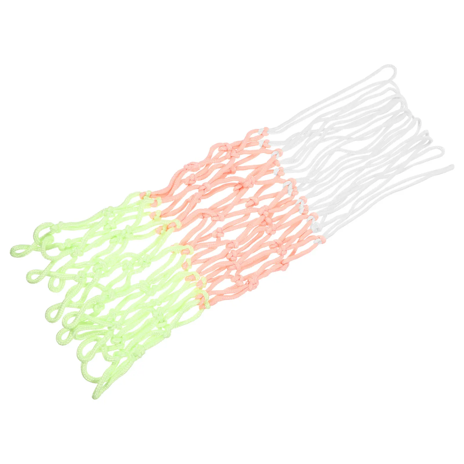 

Glow in Dark Basketball Net Portable Nylon Hoop Frame Nets Outdoor Accessories Team Sports Basketball Goal Mesh Bag Strong