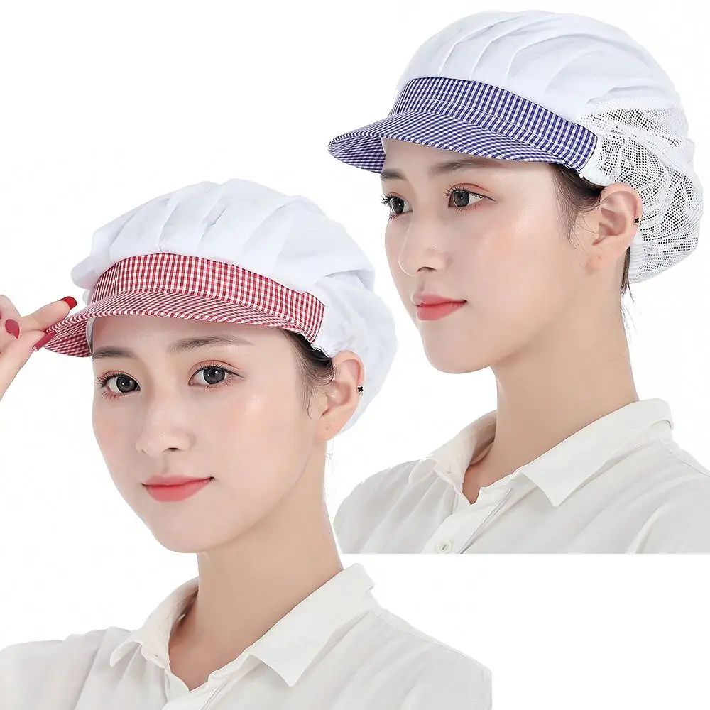 Soft Food Servicer Chef Cap Work Wear Cooker Cook Headwear Dustproof Breathable Work Hat Factory