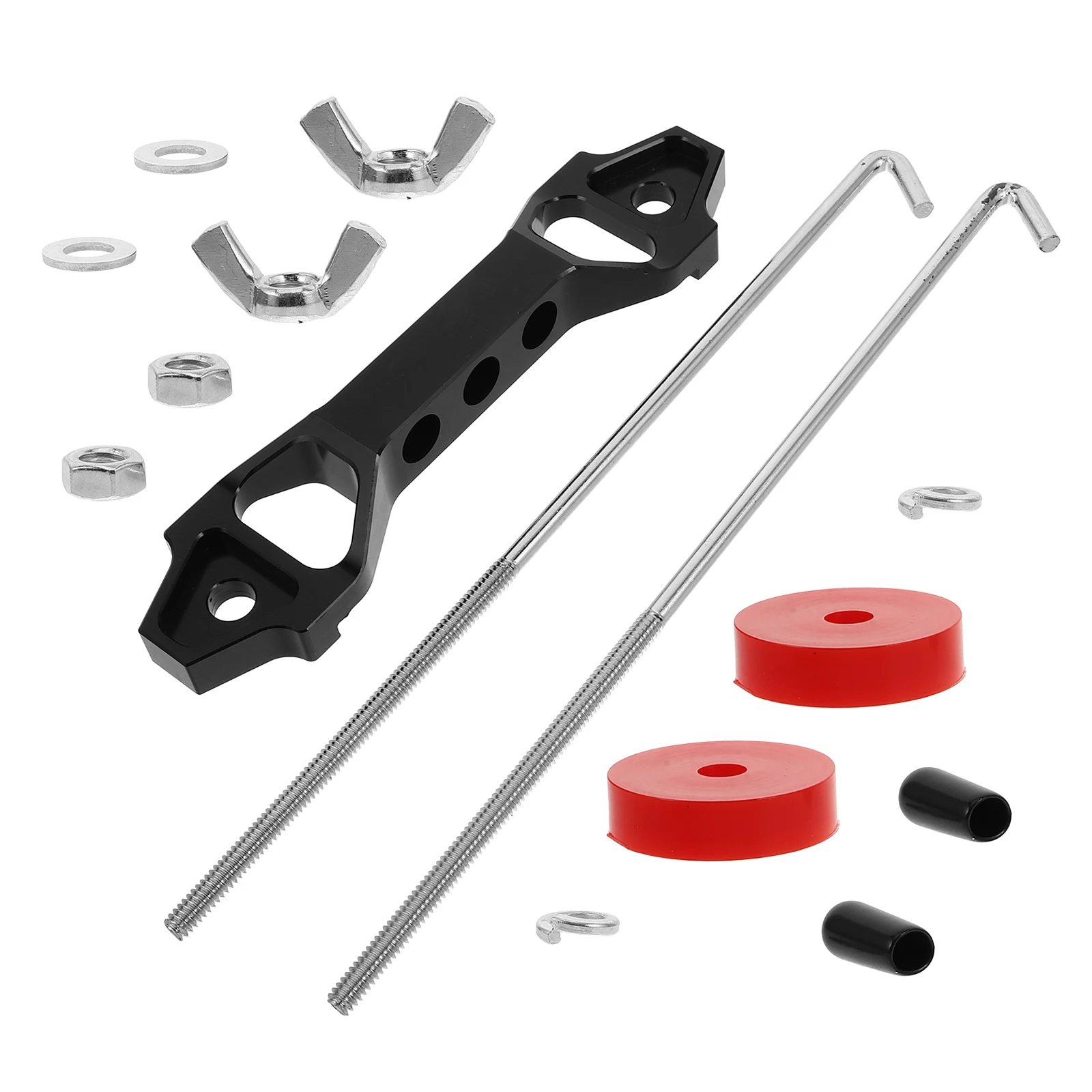 

Fixing Bracket Organizer Wall Mount Car Post Connector Hold Down Case Folder Truck Accessories Durable Metal