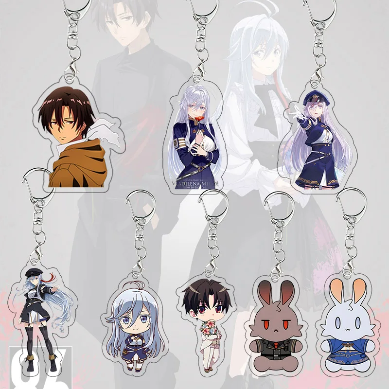 

86 Eighty Six Acrylic Keychain Shinei Nouzen Vladilena Milizé Keyring Kawaii Girl Cosplay Props Bag Pendant Student Decor Gift