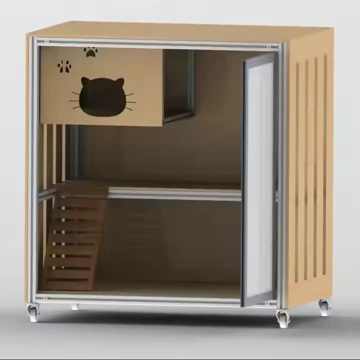 

Custom Animals House Aluminum Frame DIY Alu Alloy Tube Pet House Cat Toilet Dog Cage Cat Villa Room T Slot Aluminum Extrusion