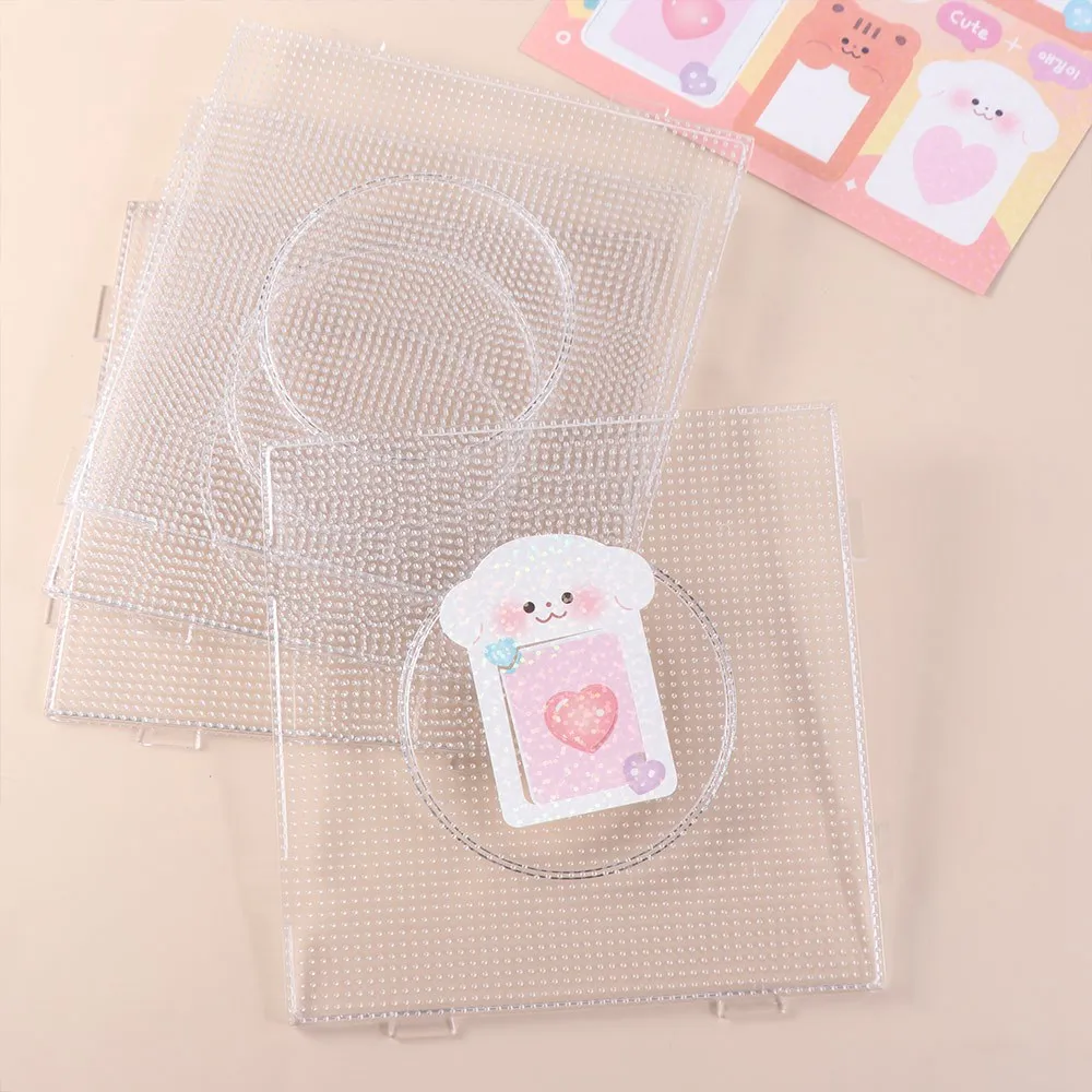 4Pcs Square Fuse Beads Pegboards DIY 52 nails 2.6mm Hama Beads template Sturdy High Temperature Resistance