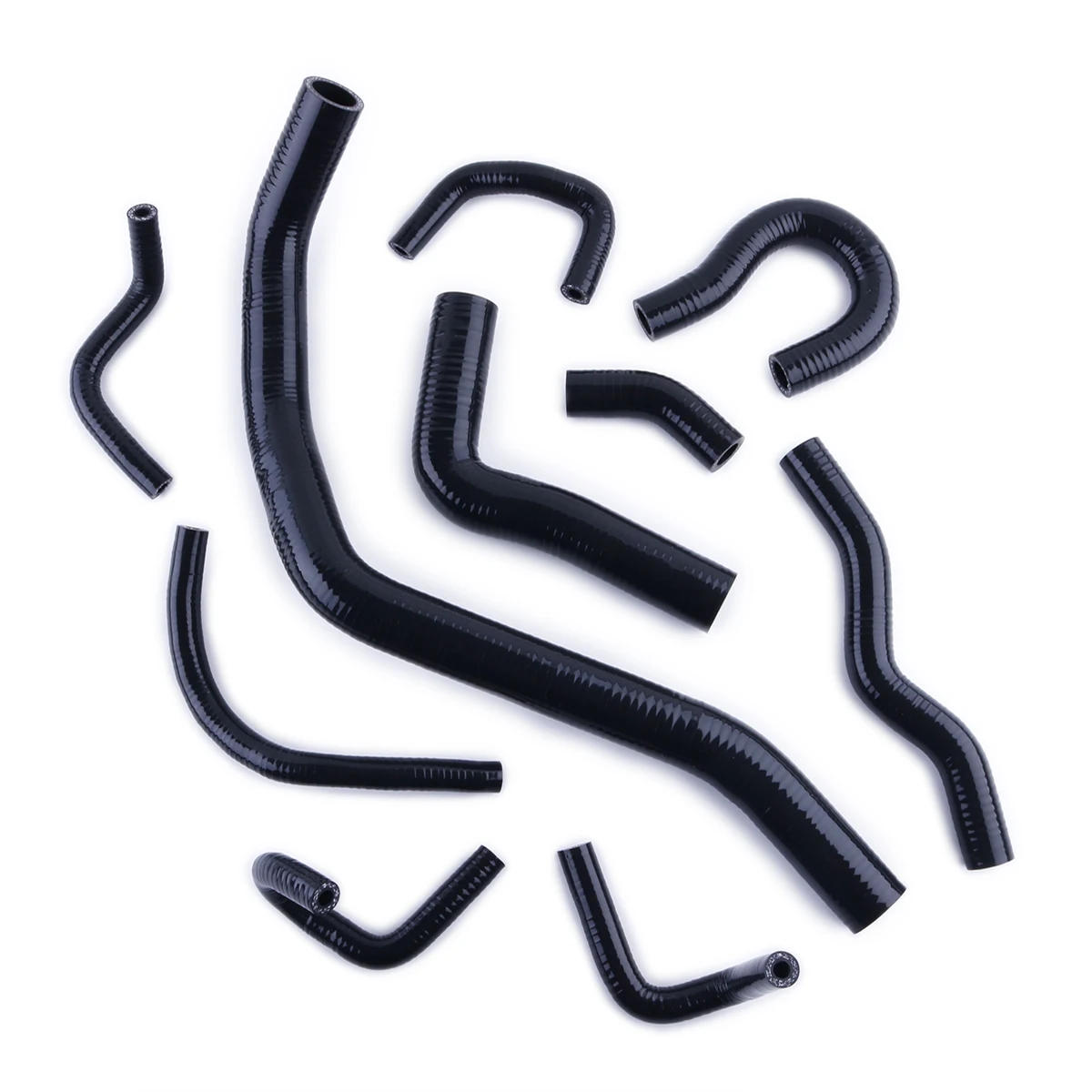 10PCS 3PLY For 1988-1991 Honda CRX Civic EE EF / CR-X Base / DX HF / Si Car Silicone Hose Radiator Coolant Pipe Tubes Kit