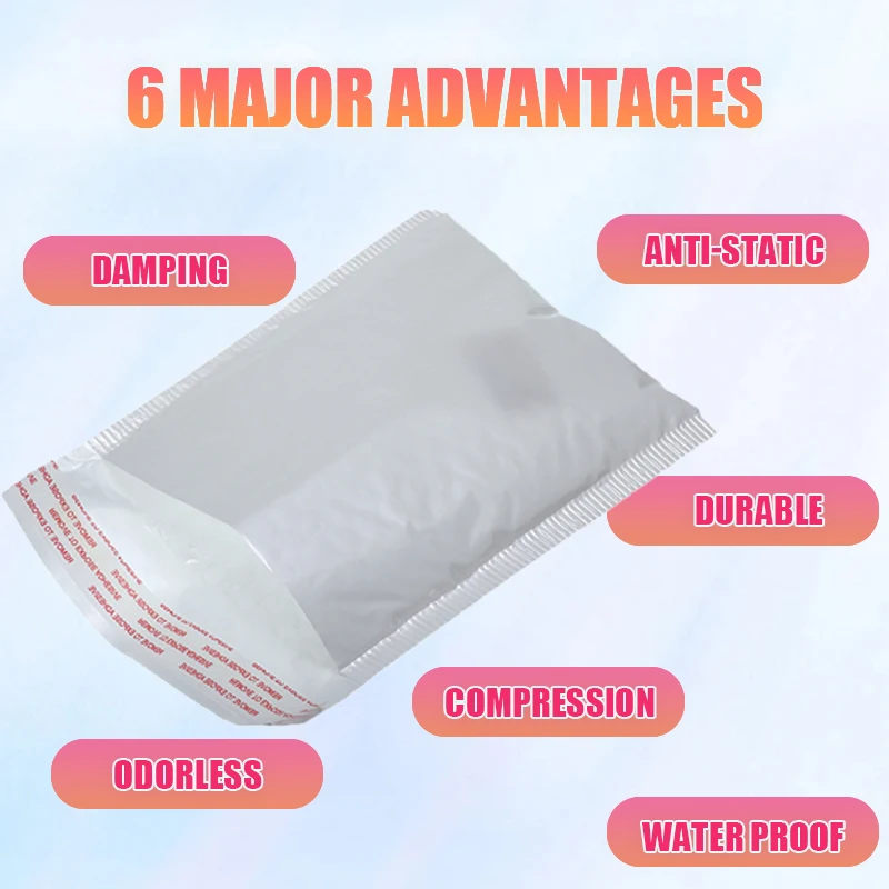 30 or 50PCS White Foam Envelope Bags Self Seal Padded Shipping Bubble Envelopes With Bubble Wrap Mailing Bag Paper Envelopes