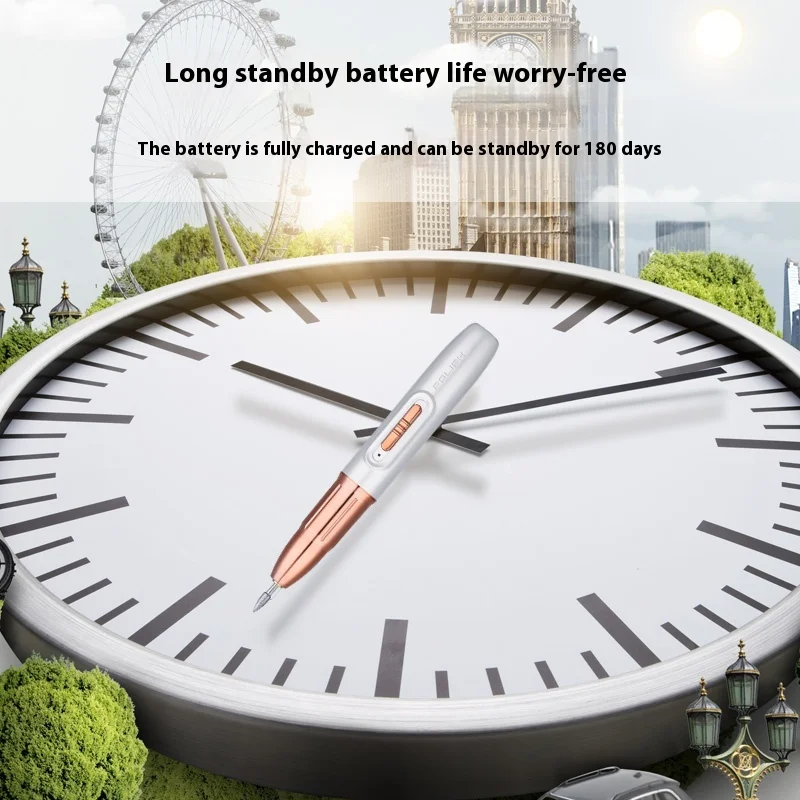 Oplaadbare elektrische nagelvijl voor beginners, draagbare elektrische nagelboor voor thuismanicure, exfoliatie en polijstmanicureset