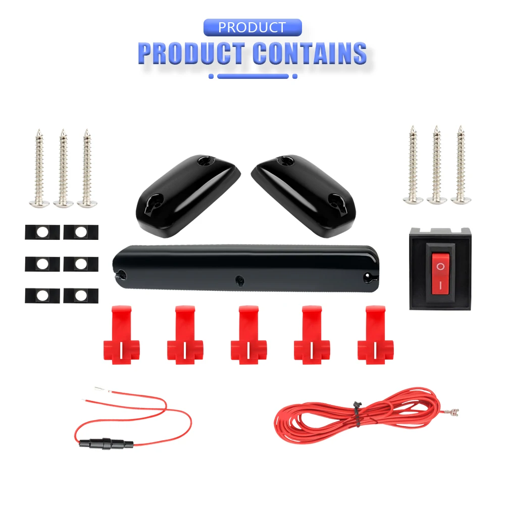 أضواء سيارة LED ل تشيفي سيلفرادو G/M/C سييرا 07-13 ، تشغيل العنبر الجانب التخليص قبة ، السيارات تحذير القيادة مصباح ، الدخان ، 3 قطعة #4