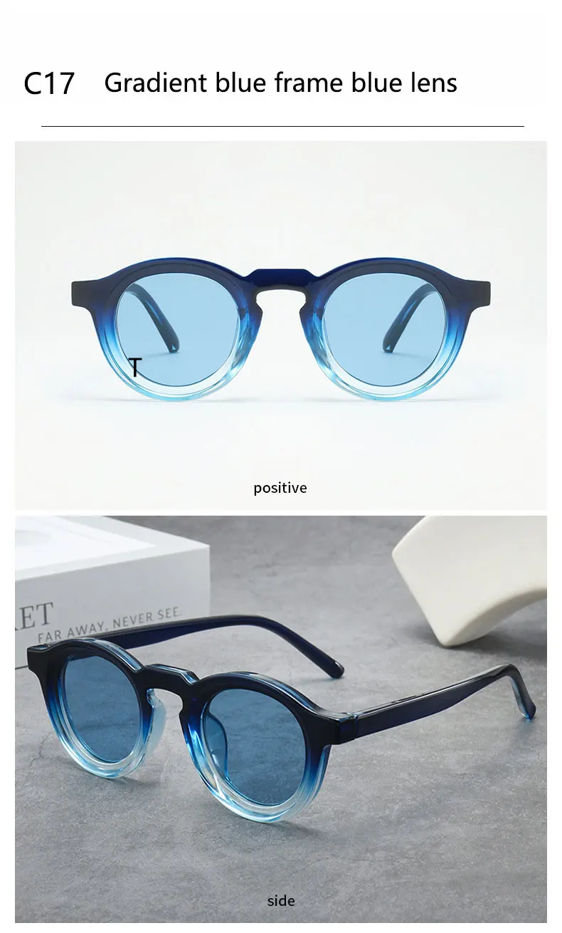2025 Retro-Sonnenbrille mit dickem Rahmen, ovale Sonnenbrille für Herren, amerikanischer Stil, graue Brillen, Retro-Leopardenmuster-Brille, UV400-Rezept – Detail 28