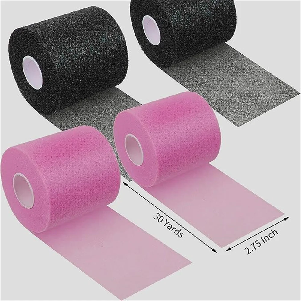 2 Rolls 20/27M SPORT TAPE Colorful Soft Foam Underwrap Wrap Sports Tape Thin Non-Adhesive Hypoallergenic Protective Foam Wrap