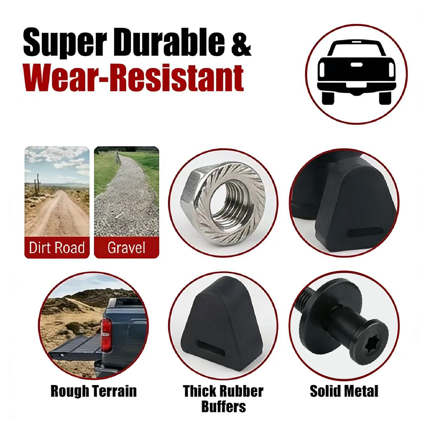 2PCS 38427 11570162 Tailgate D - Door Stopper Rubber recension och pris
