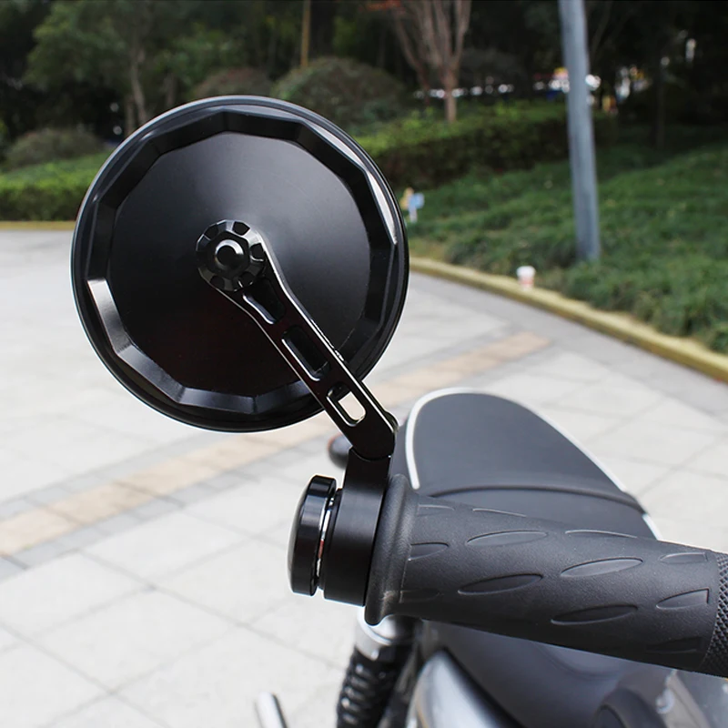 EMARK Motorcycle Bar End Mirror for Aprilia Tuono V4 Tuono660 Tuono457 Tuono125 RSV4 RS660 RS457 RS125 Shiver750 SR GT 200/125