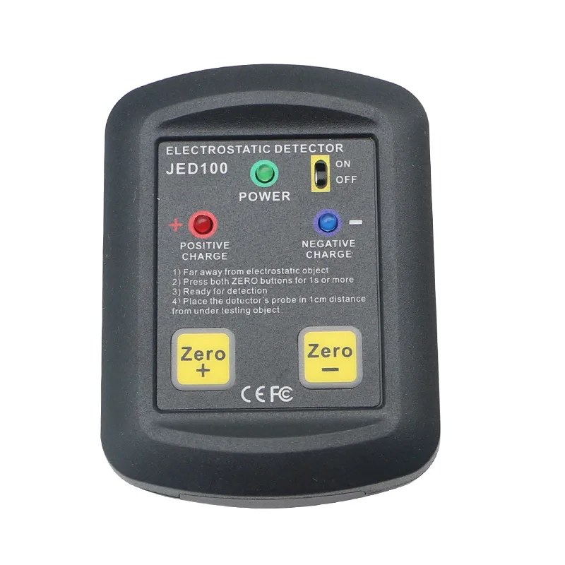 Portable Electrostatic Detector Static Electricity on The Surface Electrostatic Analyzer Non-contact Electrostatic Meter JED100