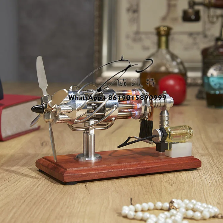 

16 Swashplate Stirling Engine Model External Combustion Engine Educational Physics Toys Novel Ideas