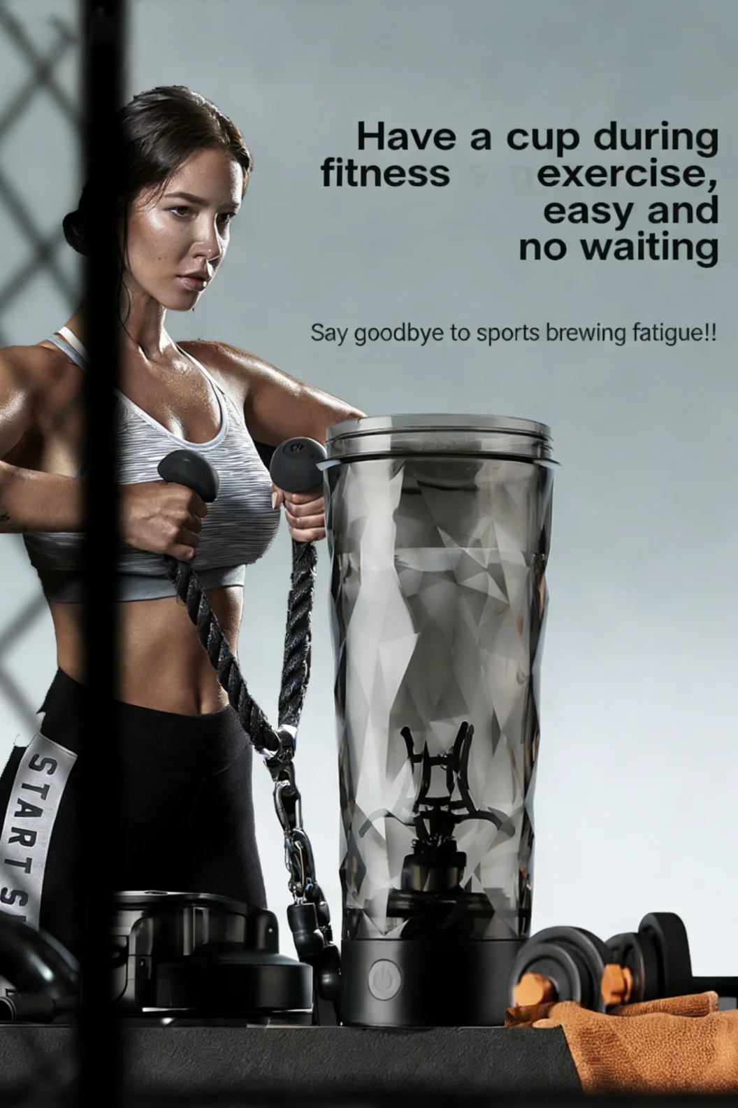 700ml Electric Blender Cup USB Portable Milk Powder Protein Powder Blender Automatic Shaker Cup Home Travel Outdoor Sports Gym