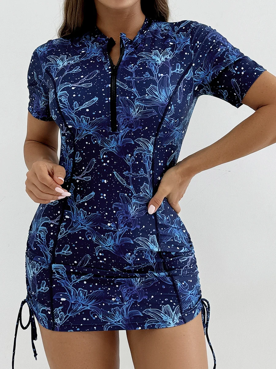 2026 ملابس سباحة مطبوعة الإناث سستة Tankini قطعتين ملابس السباحة النساء الشاطئ الاستحمام السباحة لباس سباحة بحر XXL #2