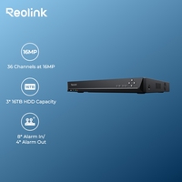 Reolink 36CH Network Video Recorder for Home Security Camera System for IP Camera 24/7 Video Recording NVR Surveillance System