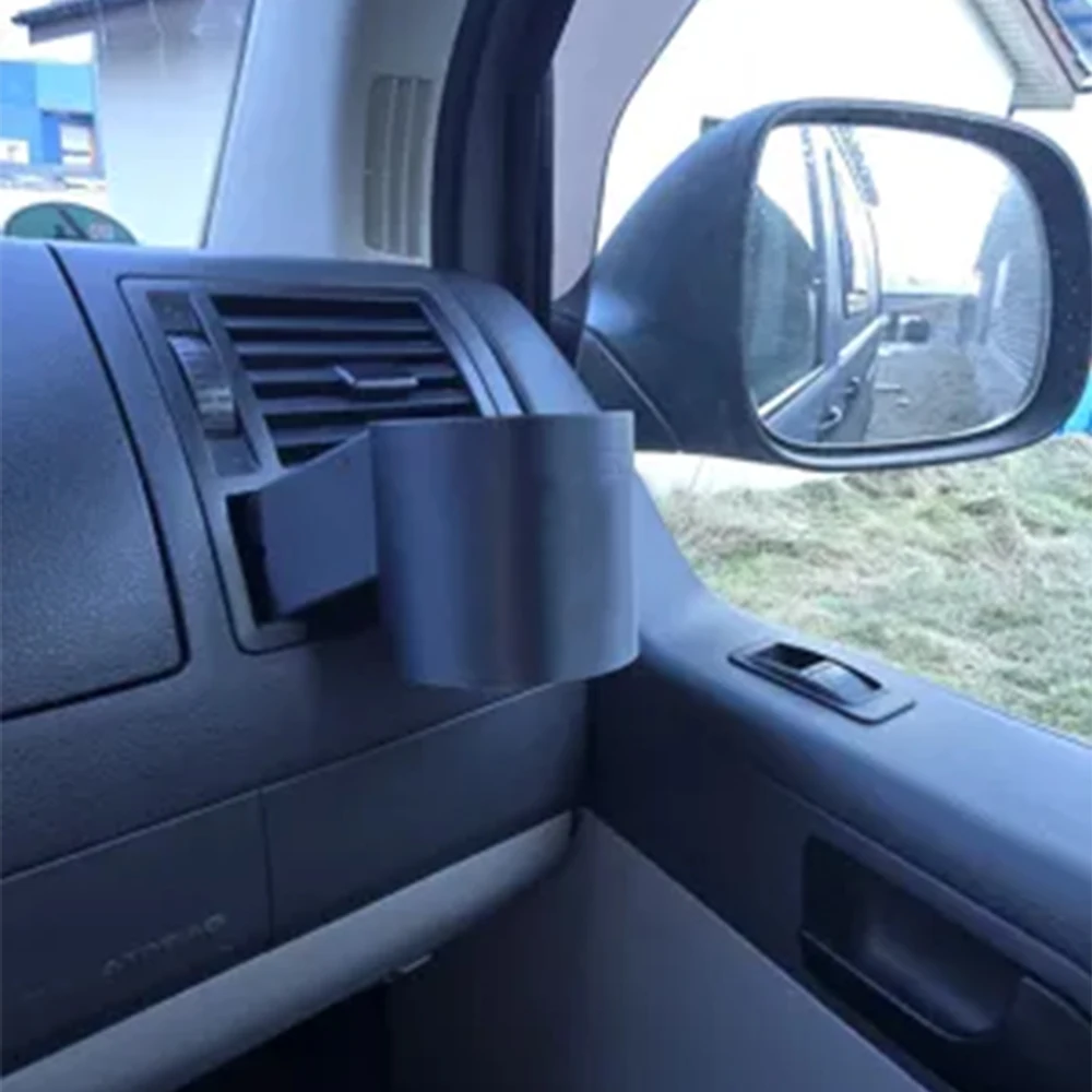 1pc Car Cup Holder for Volkswagen T5 Can Be Inserted Into The Slots Below The Driver and Passenger Side Ventilation Openings