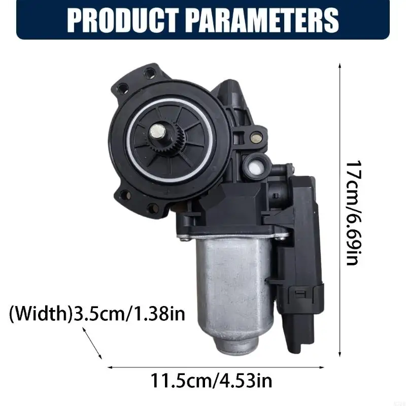 M76E Fensterheber-Motoreinheit vorne links, Fahrertürglas-Hebebaugruppe, Teilenummer 82450-1R010 für die Reparaturplanung – Detail 6