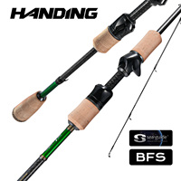 HANDING M1 Trout Fishing Rod 1.98-2.13m Fast Action UL/L Power 30Ton Carbon Fiber Seaguide RA Guide Ring Spinning & Casting Rods