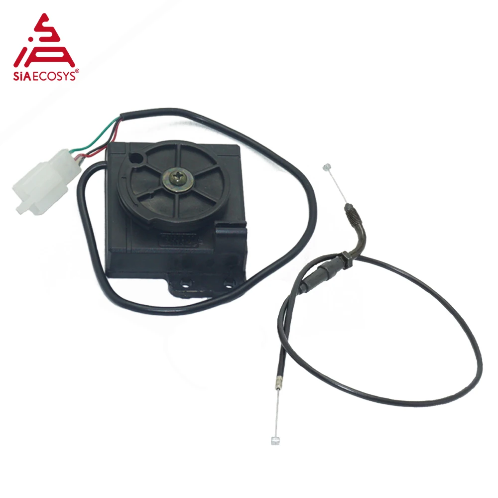 Motocicleta elétrica Scooter Accelerator Unit com linha de cabo, apertos do acelerador, Akcnd Ncy Gp, 1 Set