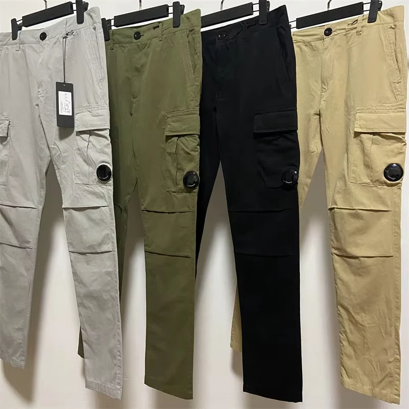 NEW Y2K New pure cotton cross-border men's casual Korean version slim fit work pants sports trend brand men's pants