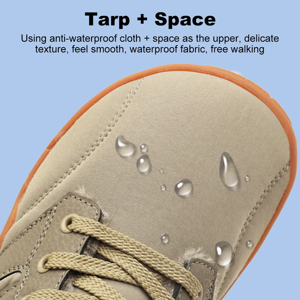 Zimowe buty śniegowce, odporne na zimno buty trekkingowe, wodoodporne botki za kostkę, antypoślizgowe, lekkie buty do chodzenia na podróże i aktywności na świeżym powietrzu.