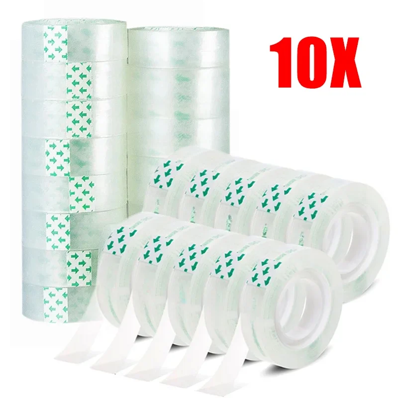 Transparentes Klebeband 8/12/18mm nicht markierendes Reparatur band DIY-Verpackungs werkzeug Schul büro Home Verpackung Clipping transparentes Klebeband