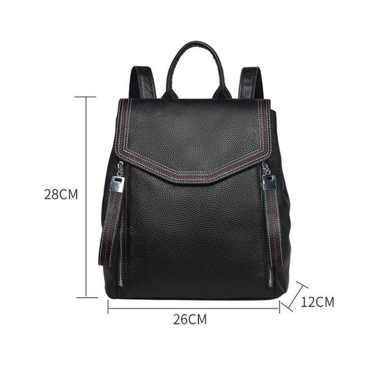 2026 новые модные женские рюкзаки из натуральной кожи, роскошный брендовый женский повседневный рюкзак из натуральной кожи для девочек и студентов