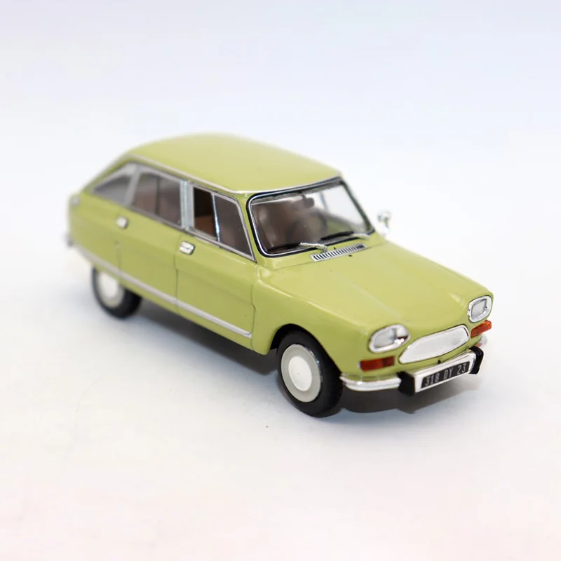 1/43 Scale Citroen Ami 8 1970 Vintage Alloy Car Model Collection Ornaments