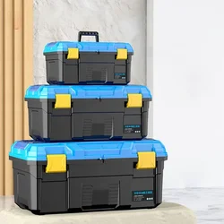 Portable Large-capacity Tool Box Case Electrician Work Shockproof Empty Toolbox Carrying Screwdriver Tool Storage Box