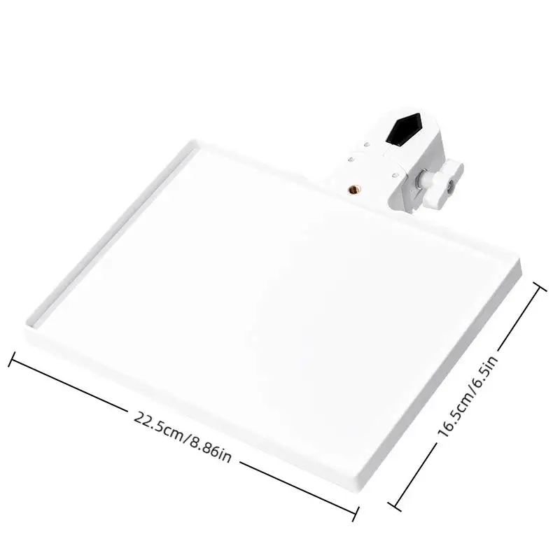 Wimpern Tablett Halter Halbmond Licht Lampe Universal Clamp Clip Plattform Einstellbare Halter Wimpern Make-Up Kosmetische Tablett Werkzeug