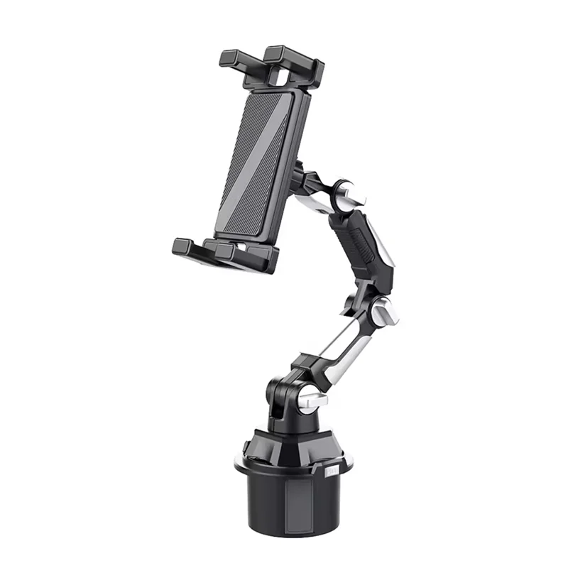 NEW-Car In-Car Water Cup Holder Adjustable Car Phone Holder Long Joint Position For Cellphone Tablet Computer Bracket