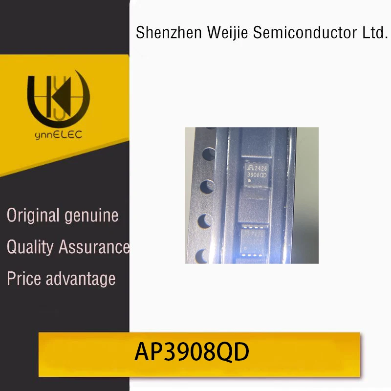 Brand New Genuine AP3908QD 30V 20A MOSFET Chip with 3908QD Marking 3x3