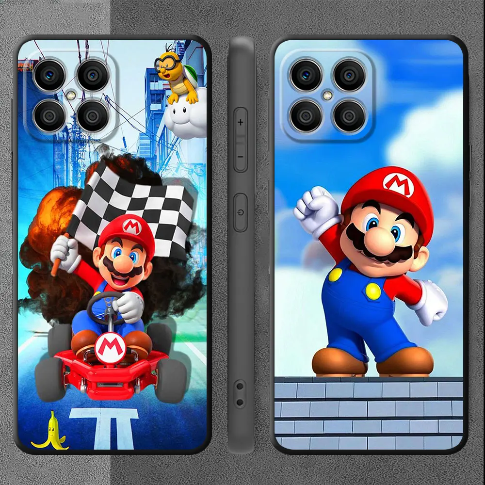 Case For Huawei Honor X8 8X X9a X7 90 Lite 70 50 20 P30 Pro P40 Y9 2019 P Smart Z Soft Funda Phone Cover The SuperMarios Bros