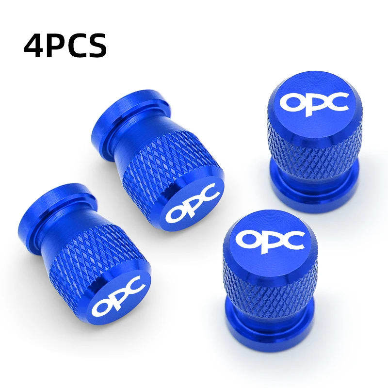 Car Styling OPC Line Wheel Tire Valve Caps Tyre Stem Covers Airdust Waterproof For Opel Antara Astra Insignia Corsa Mokka Vectra