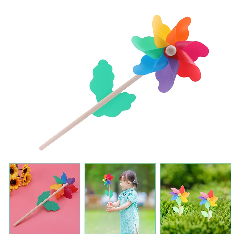 

12Pcs Windmills for Garden Colorful Rainbow Windmill Pinwheel Lawn Windmill Pinwheel Pinwheel Decor