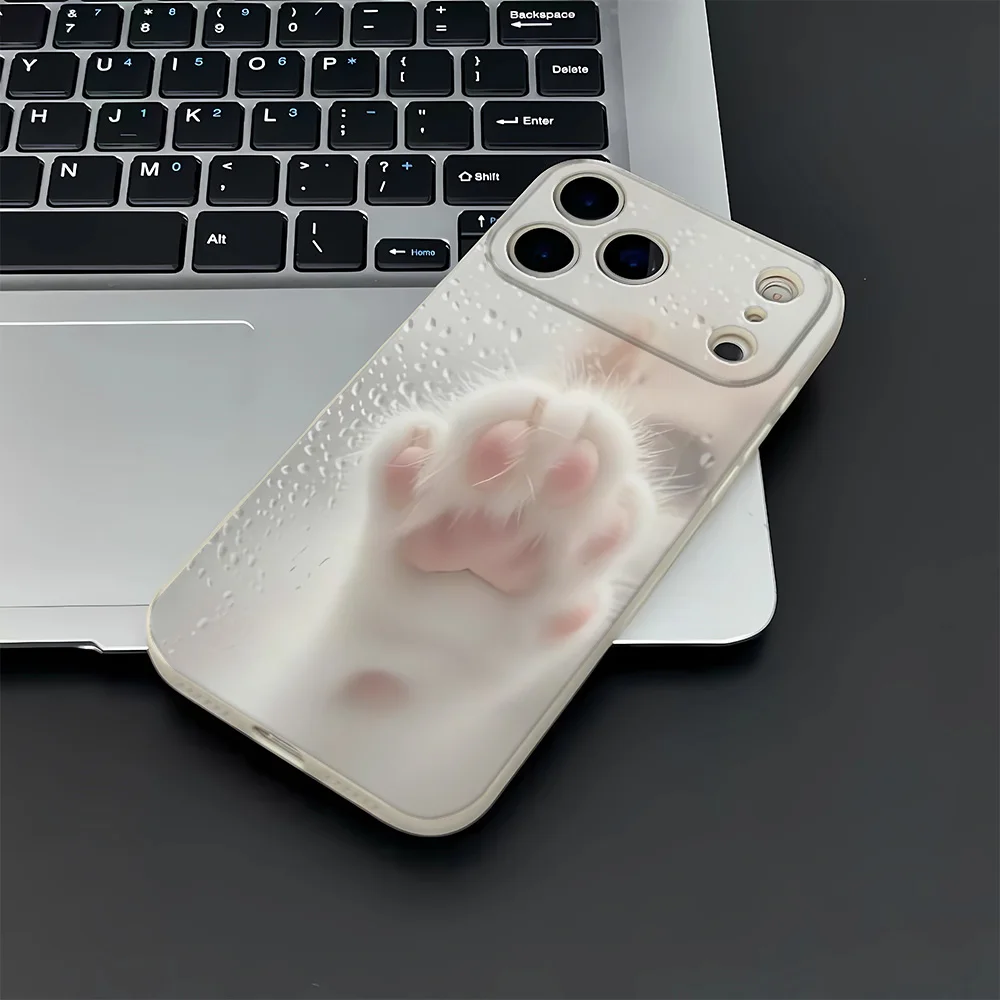

Cute cat paw Phone Case for iPhone17Pro Max/17Pro/17/16/15/14/13/12/11/Pro/Plus Fashion Friend Gift Aesthetic Phone Case