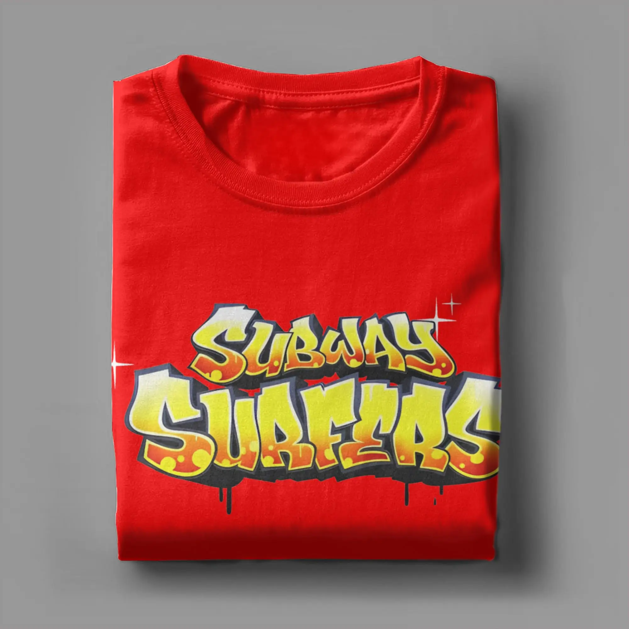 الرجال النساء تي شيرت مترو الانفاق سيرفرز شعار لعبة خمر 100% القطن تي شيرت الباركور الرياضة تي شيرت الجولة الرقبة بلايز الجرافيك المطبوعة #5