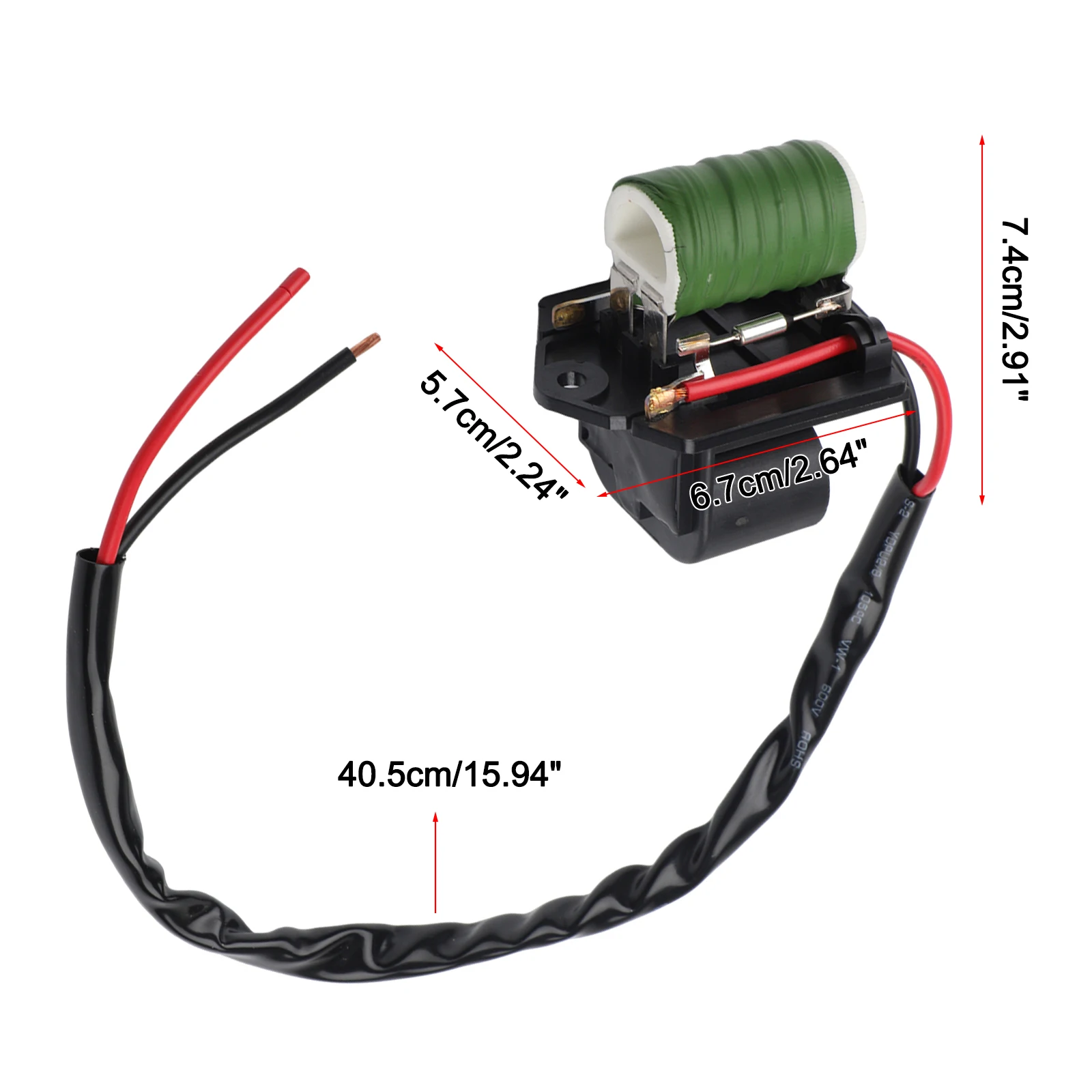 Car Climate Control Blower Fan Resistor for Vauxhall For Mokka X 2012 2019 Compatible with OEM 13427161 13360890