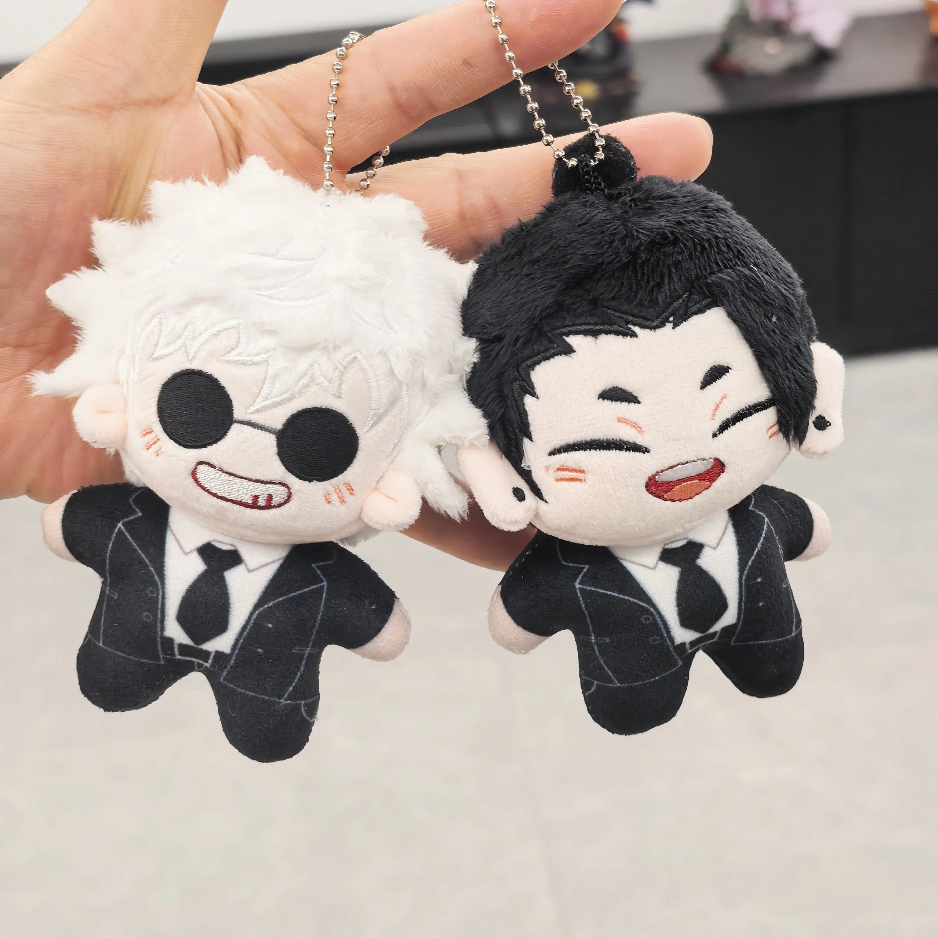 

Jujutsu Kaisen Battle Bag Pendant Keychain Cute Plush Doll Pendant Anime Periphery Surprise Gift Toy