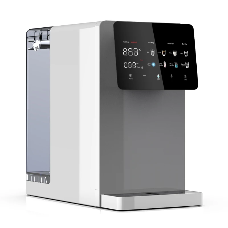Fabricante OEM ODM purificador instantáneo de agua fría y caliente precio sistema de ósmosis inversa de sobremesa para el hogar dispensador de filtro de agua