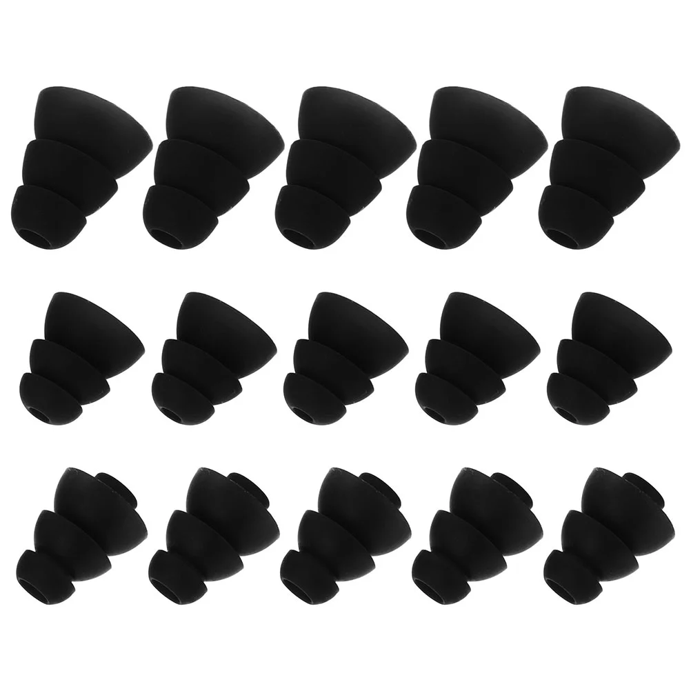 18 Pcs Silicone Headphone Earplugs Variety Sizes Comfortable Noise Reduction Replacement Caps Earbud Covers