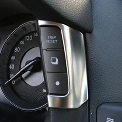 Dashboard button cover knob sticker decorative stainless steel Interior Accessories trim for Infiniti Q70 Q70L